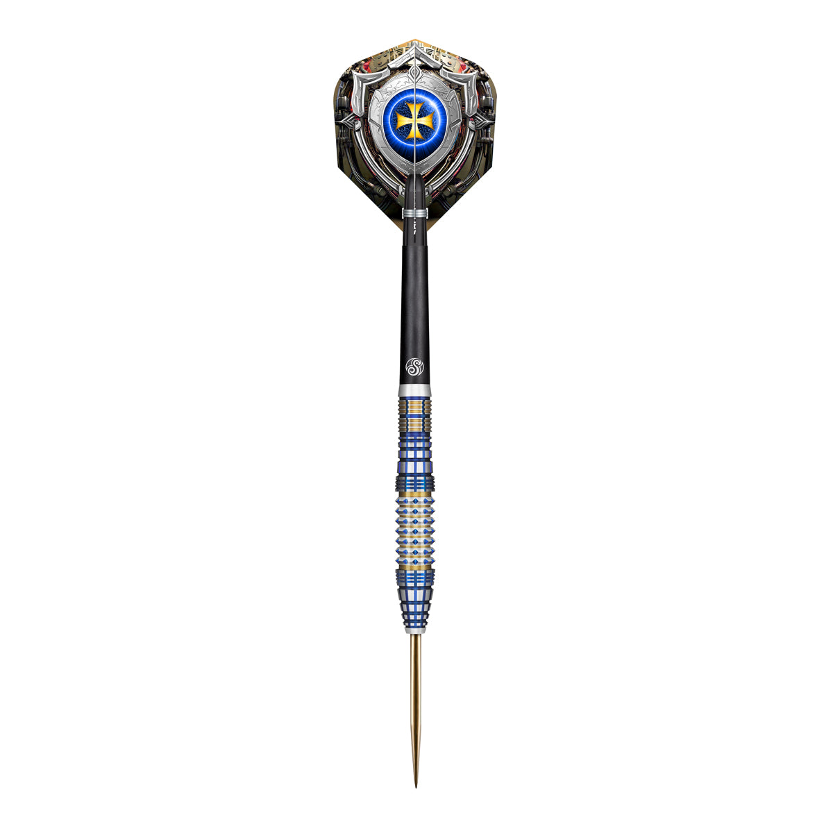 Future Knights Darkstar Steel Tip Darts dynamic product image highlighting the full dart setup and barrel design