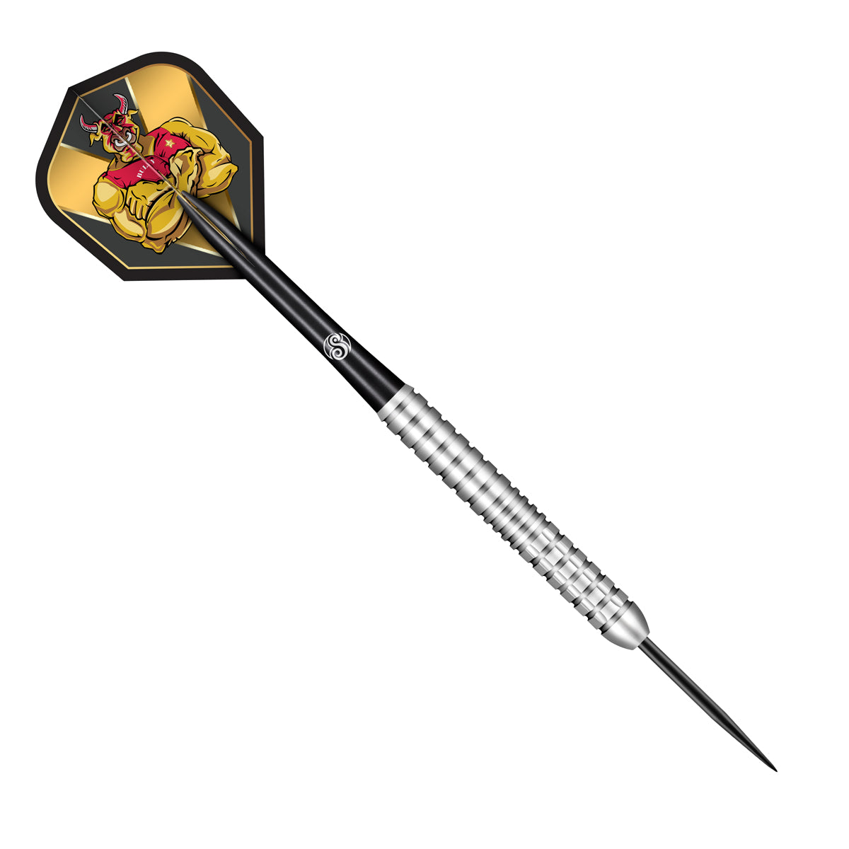 Michael Smith Bully Boy Precision Steel Tip Darts angled product image displaying the barrel profile, grip layout, and design features