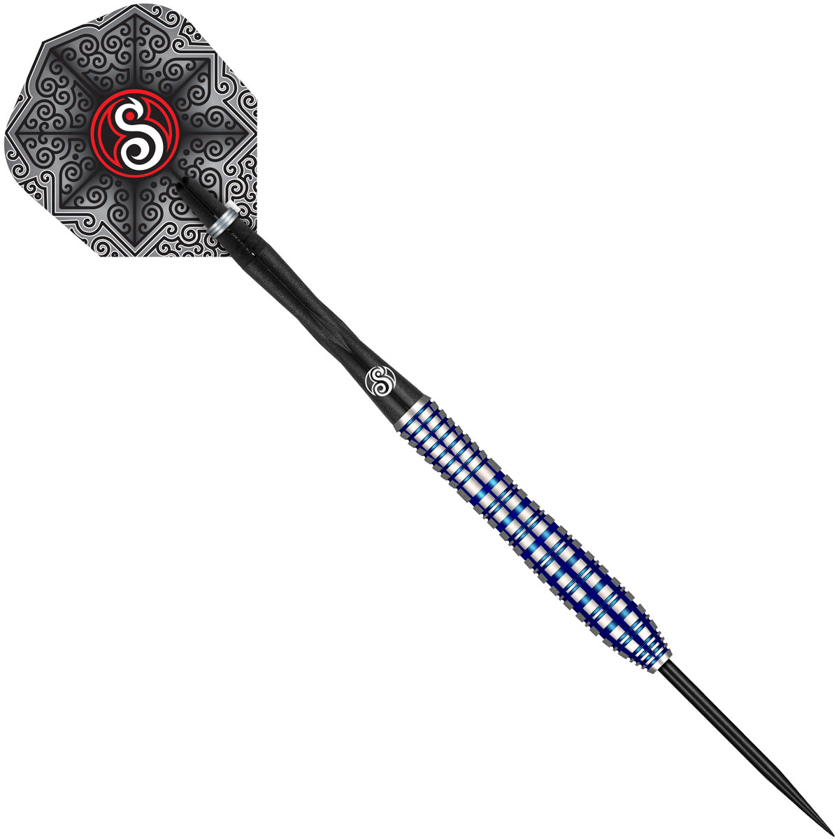 Pro Series Nicole Regnaud Steel Tip Darts angled product image displaying the barrel profile, grip layout, and design features