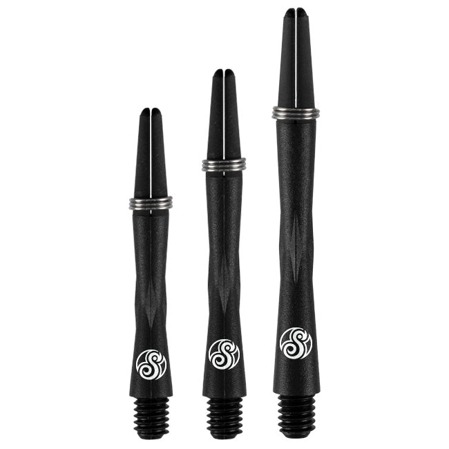 Shot Tao Carbon Shaft with Spring Ring Dart Stems main product image showing the dart stems and product contents