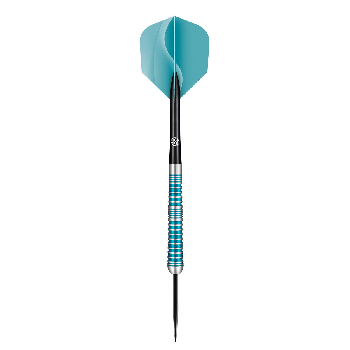 Zen Jutsu V2 Steel Tip Darts angled product image displaying the barrel profile, grip layout, and design features