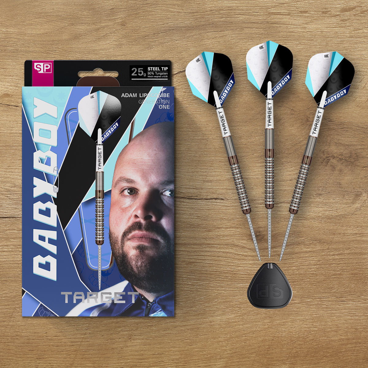 Target Adam Lipscombe G1 Swiss Point 90% Tungsten Steel Tip Darts