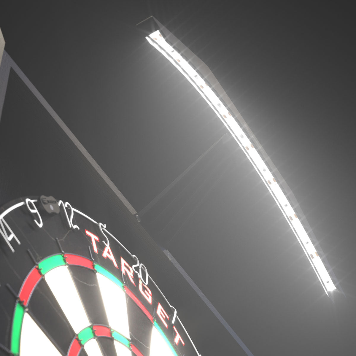 Target ARC Cabinet Complete Darts Centre with Lighting product image showing the darts cabinet lighting