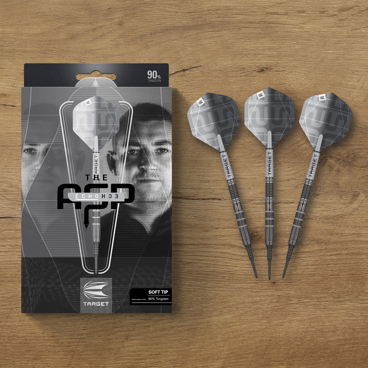 Aspinall X Echo darts lifestyle image featuring a premium electronic darts setup and modern playing environment