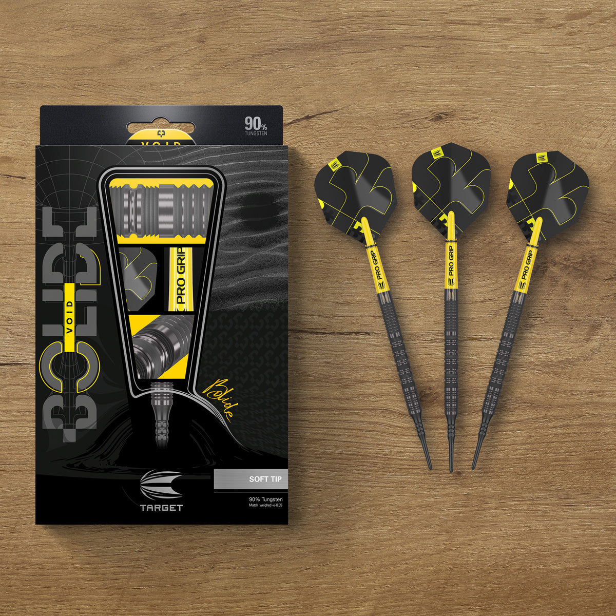 Bolide Void 10 darts lifestyle image featuring a premium electronic darts setup and modern playing environment