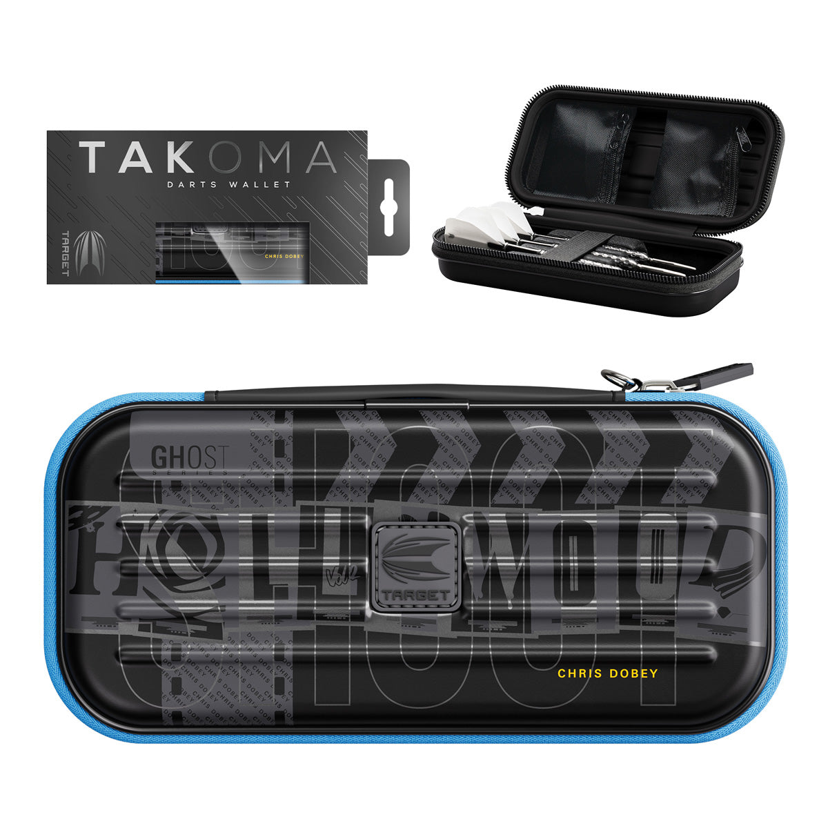 Target Chris Dobey Takoma Ghost Dart Case main product image showing the case and included contents