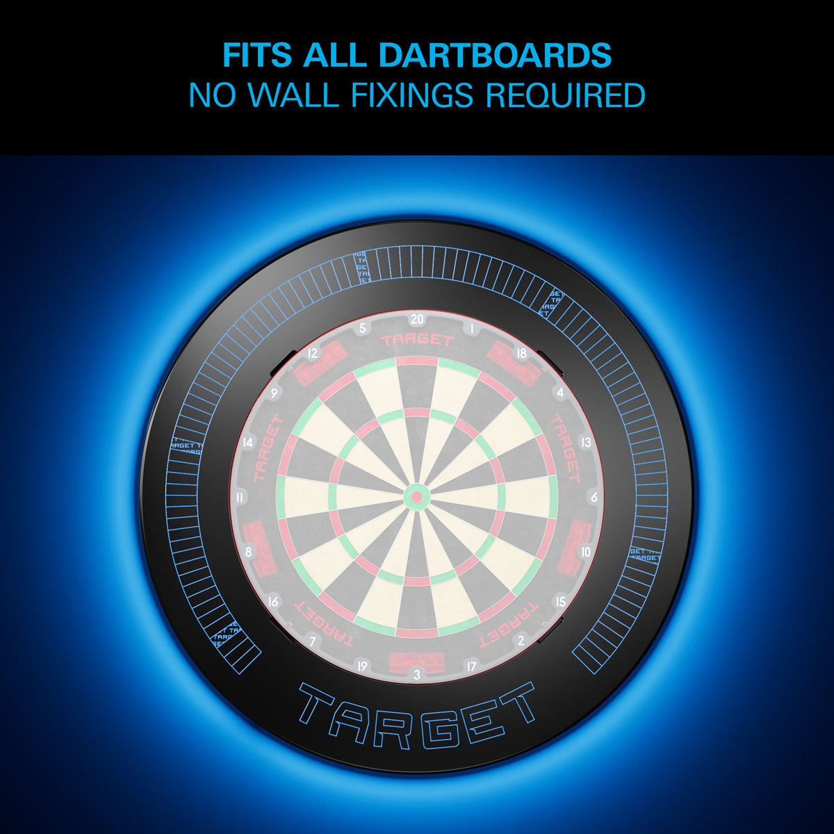 Target Corona Vision Notched LED Dartboard Surround
