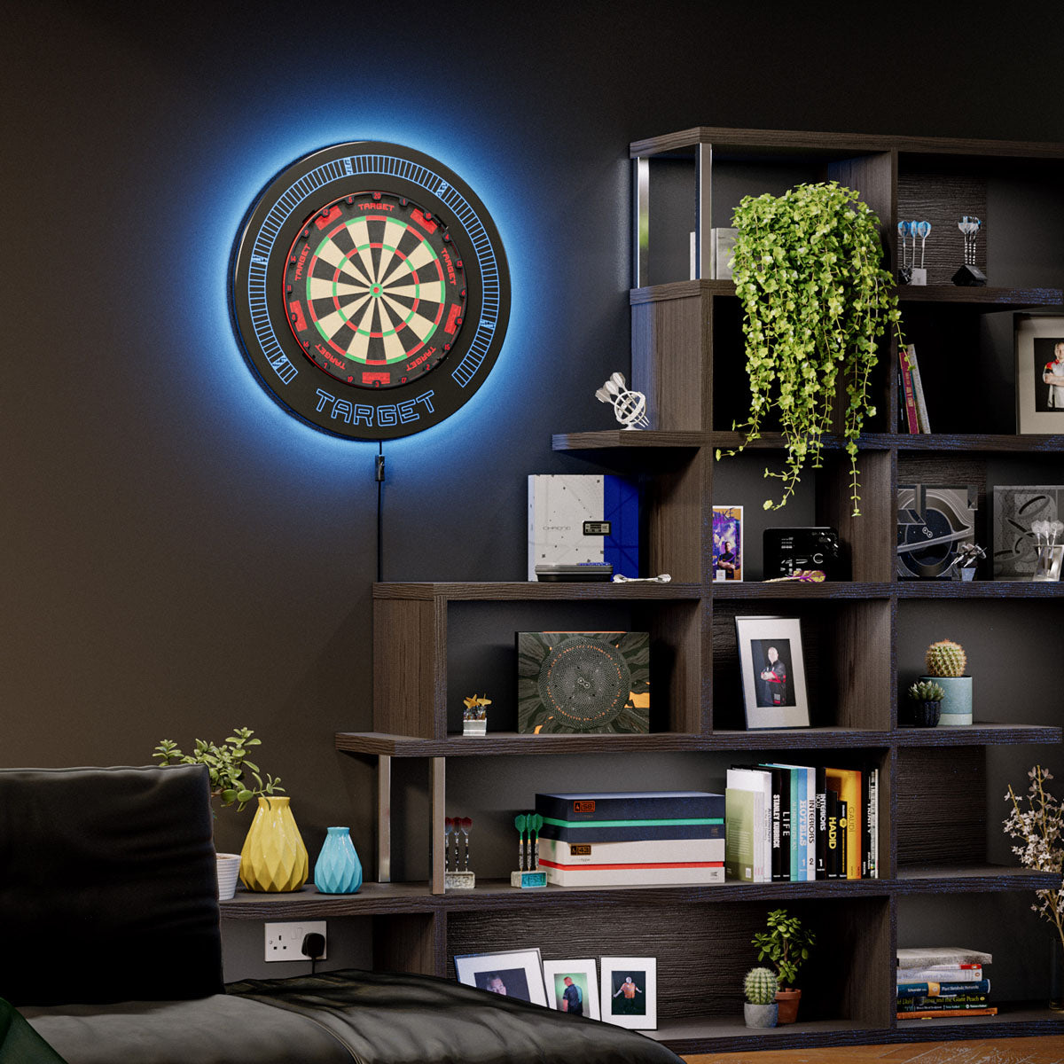 Target Corona Vision Notched LED Dartboard Surround
