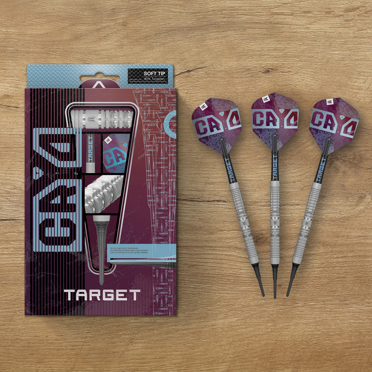 Cryo 12 darts lifestyle image featuring a premium electronic darts setup and modern playing environment