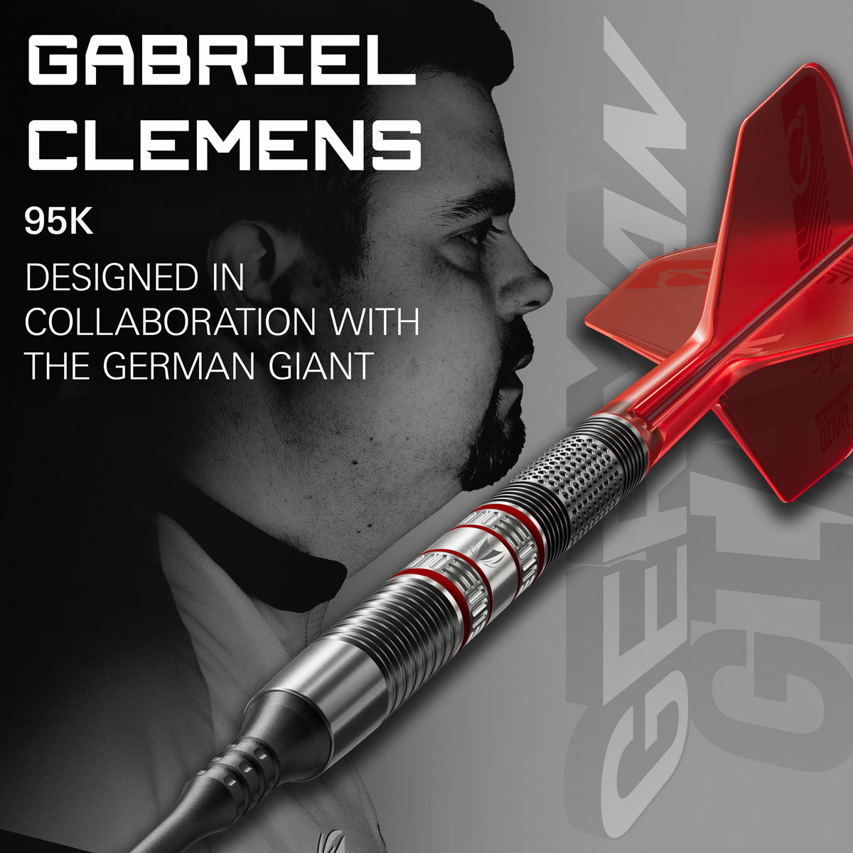 Gabriel Clemens 95K player branding image featuring signature styling and premium Target performance design