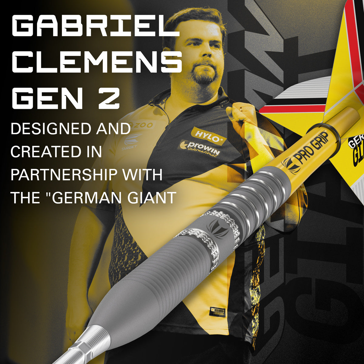 Gabriel Clemens G2 player branding image featuring signature styling and modern Target performance design
