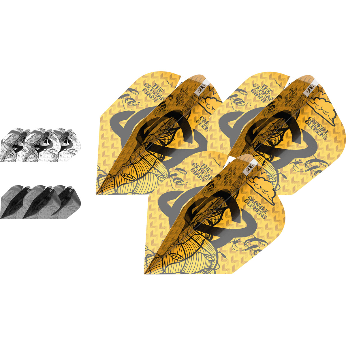 3 x Sets Gabriel Clemens Ink Bundle No6 Flights by Target main image on a white background.