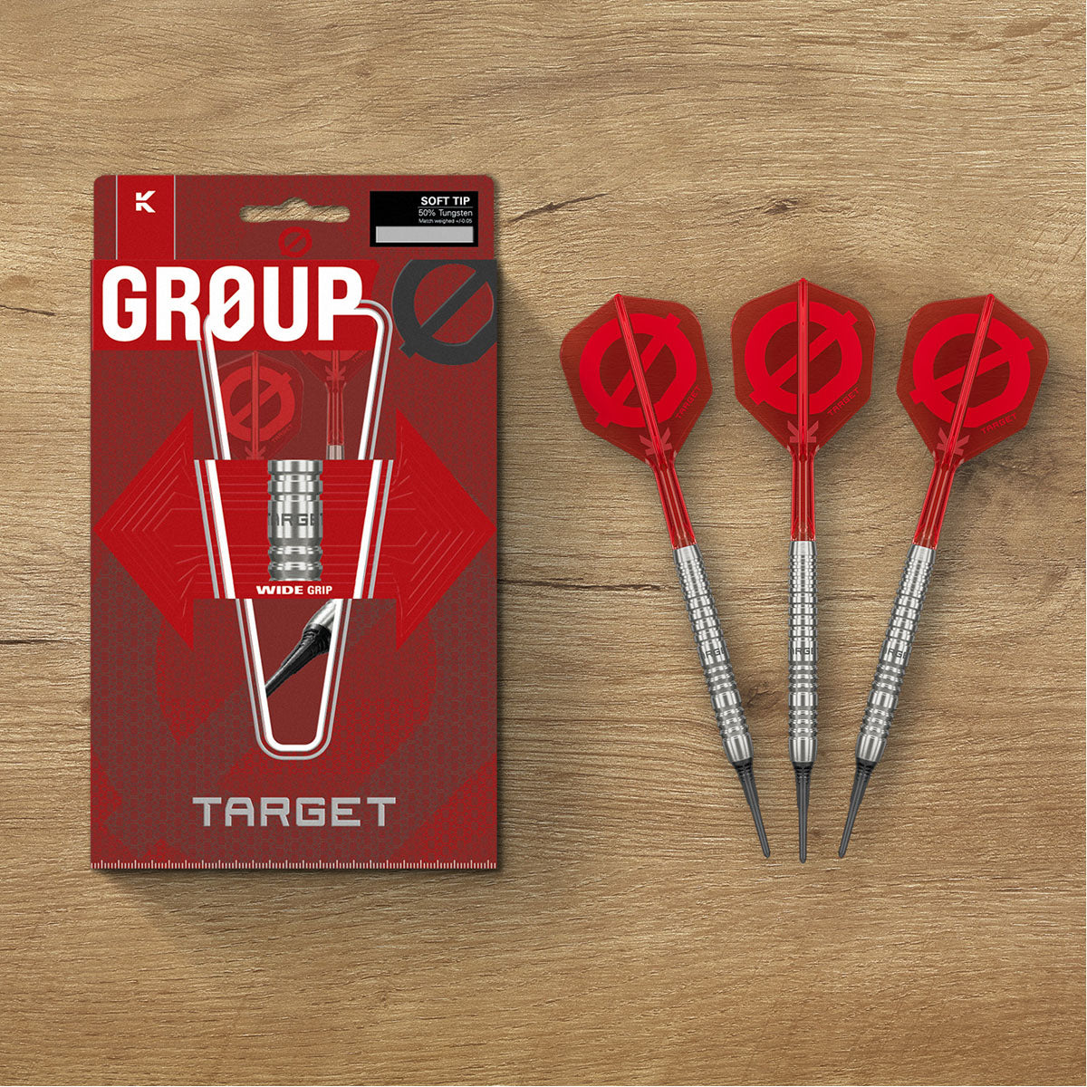 Target Group O 12 50% Tungsten Soft Tip Darts