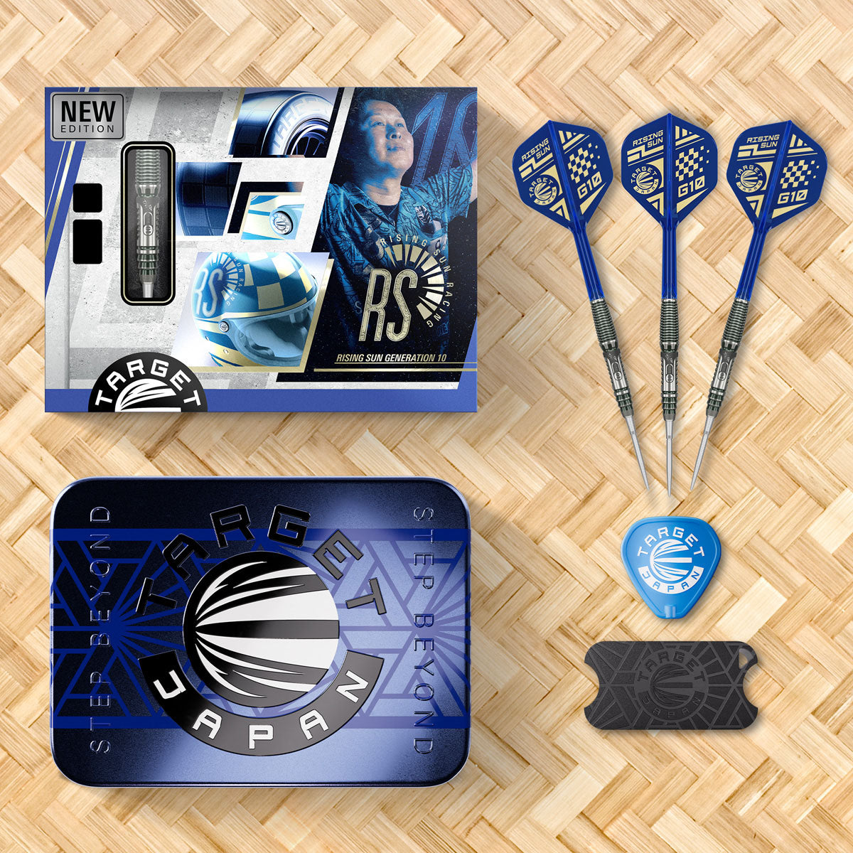 Target Japan Haruki Muramatsu Rising Sun G10.5 Swiss Point 95% Tungsten Steel Tip Darts