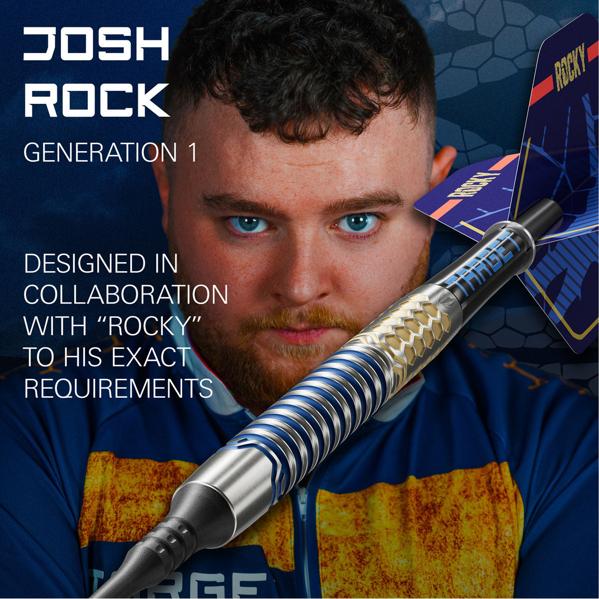 Josh Rock G1 player branding image featuring signature styling and modern Target performance design