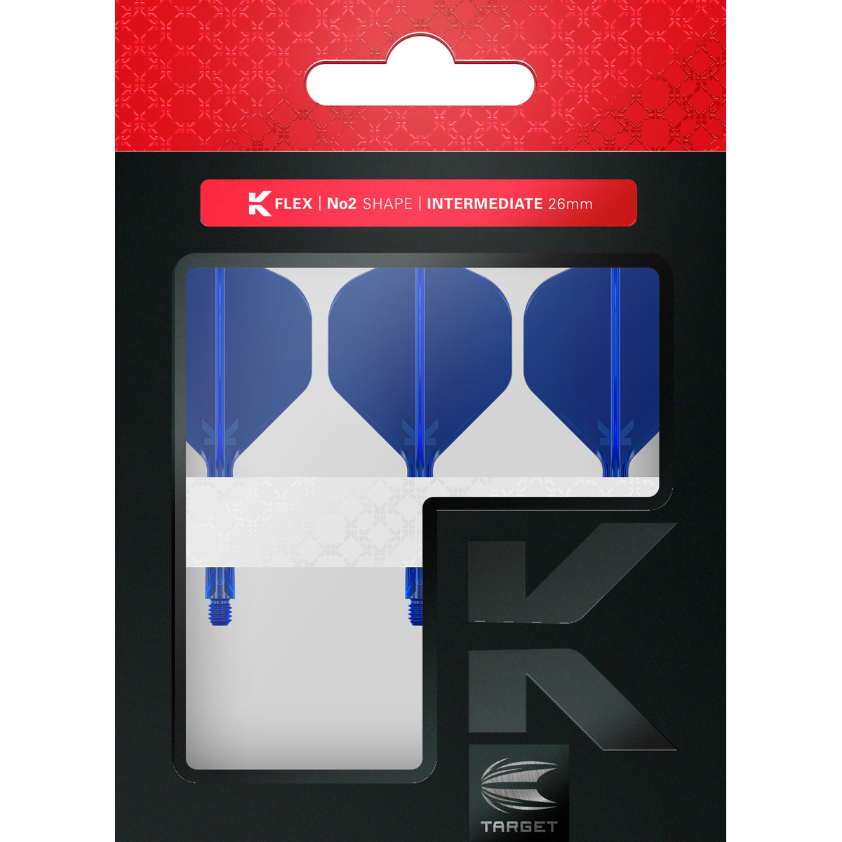 K,Flex Blue No2 One Piece Flight by Target image showing the retail packaging.