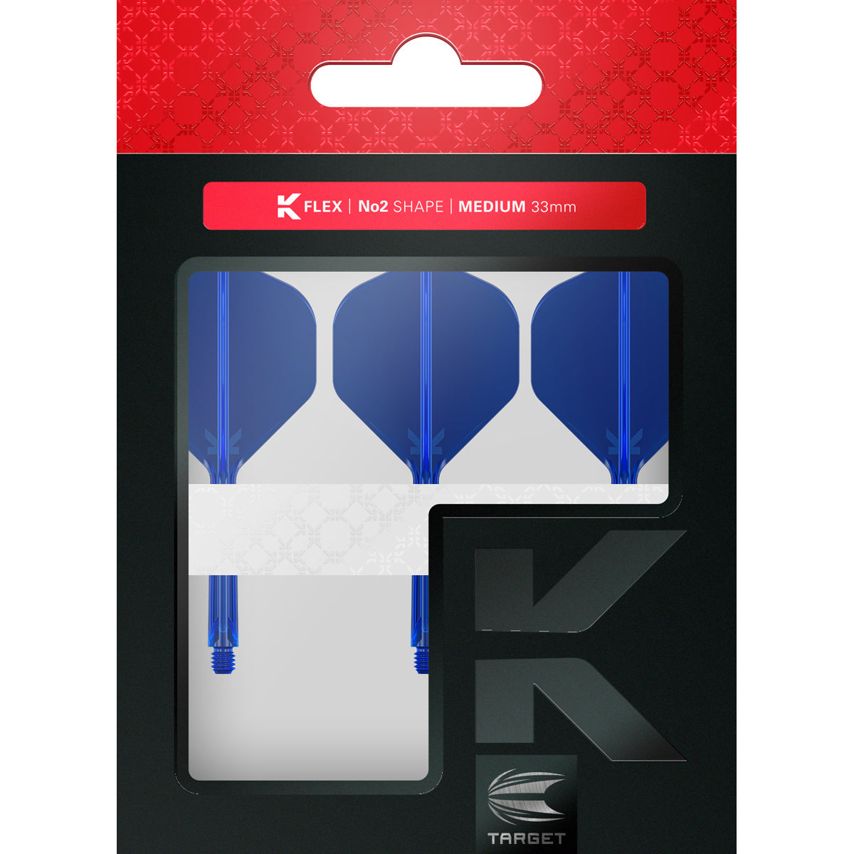 K,Flex Blue No2 One Piece Flight by Target image showing the retail packaging.