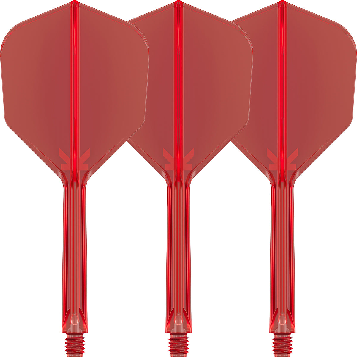K,Flex Red No6 One Piece Flights by Target main product image on a white background.