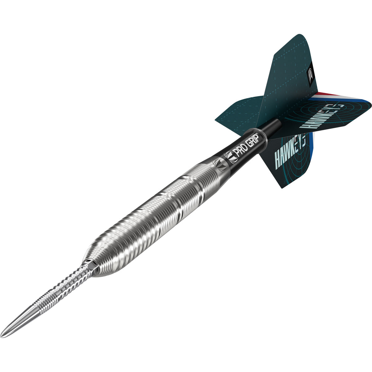 Kevin Doets Steel Tip Darts close up image highlighting the barrel grip texture and precision machining detail