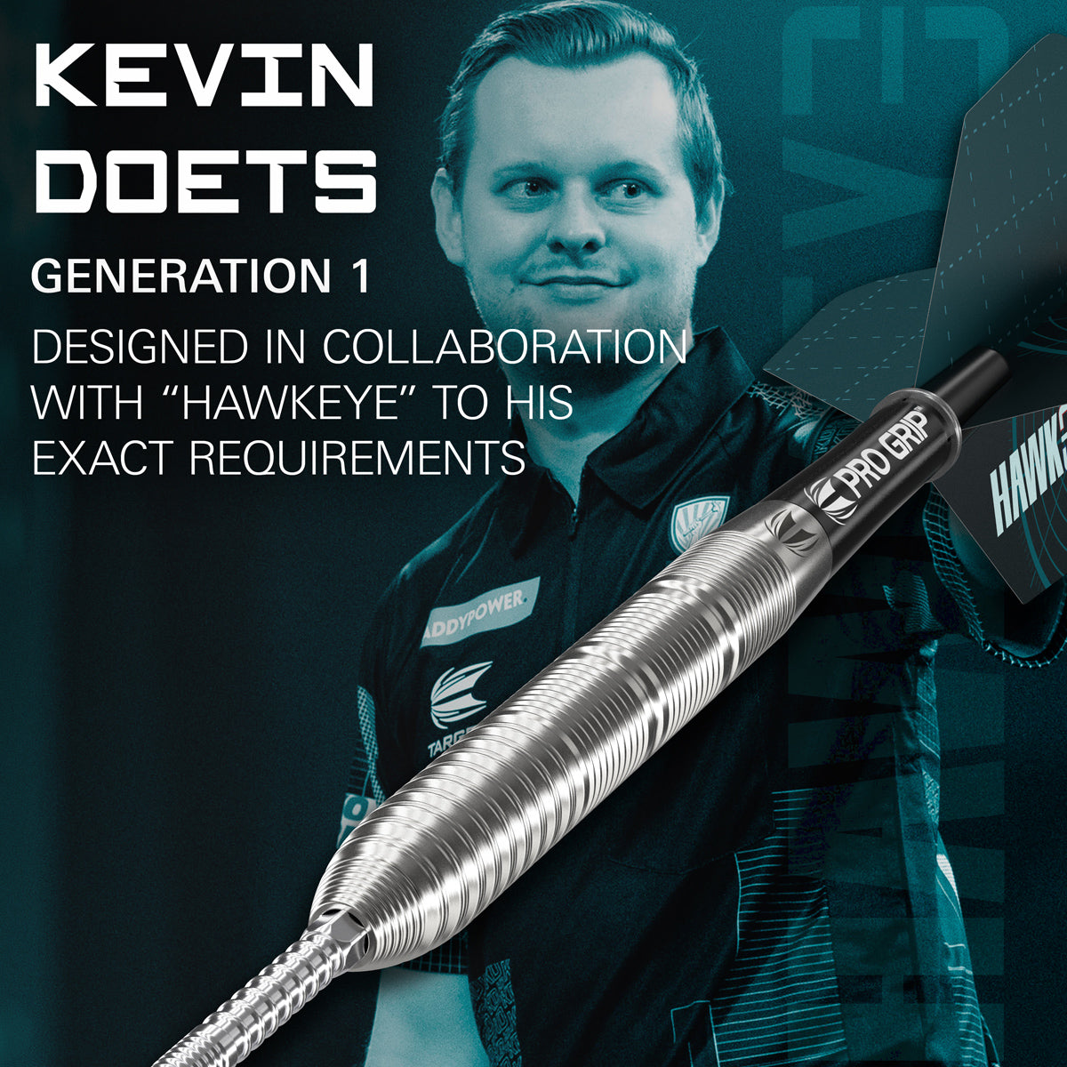 Kevin Doets player branding image featuring signature styling and modern Target performance design