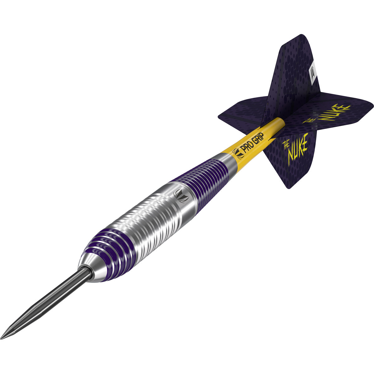 Luke Littler Brass Steel Tip Darts close up image highlighting the barrel grip texture and brass finish detail