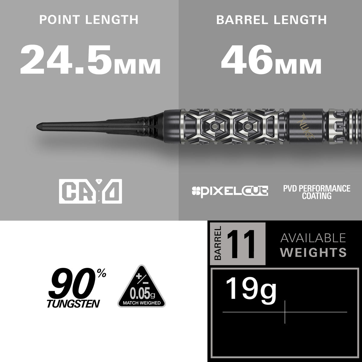 Target Luke Littler Fallout 90% Tungsten Soft Tip Darts