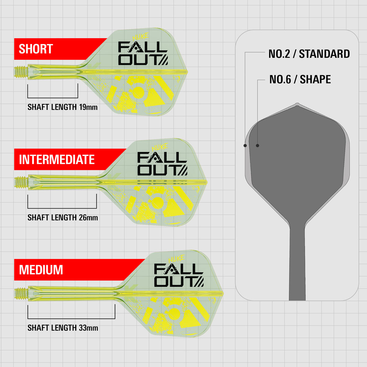 Target Luke Littler Fallout K-Flex Integrated Flights & Shafts No6