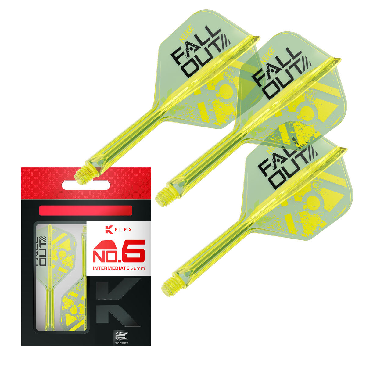 Target Luke Littler Fallout K-Flex Integrated Flights & Shafts No6