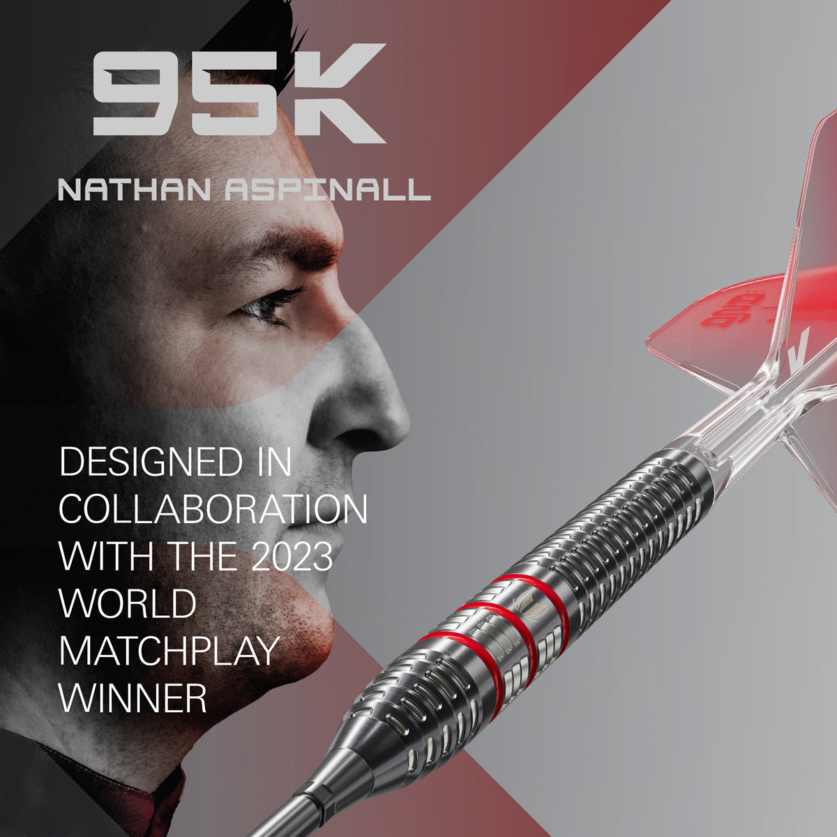 Nathan Aspinall Asp 95K player branding image featuring signature styling and premium Target performance design