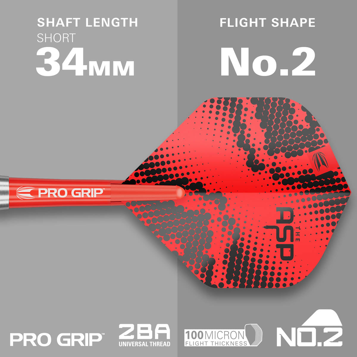 Nathan Aspinall Brass darts flight and shaft specifications image displaying the included setup configuration