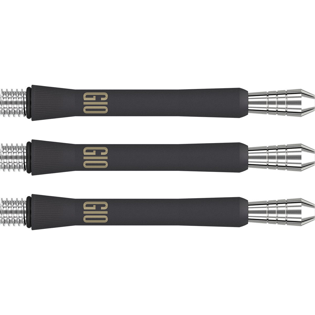 Phil Taylor Power Titanium G10 Black Dart Stems Shafts Medium length variant image