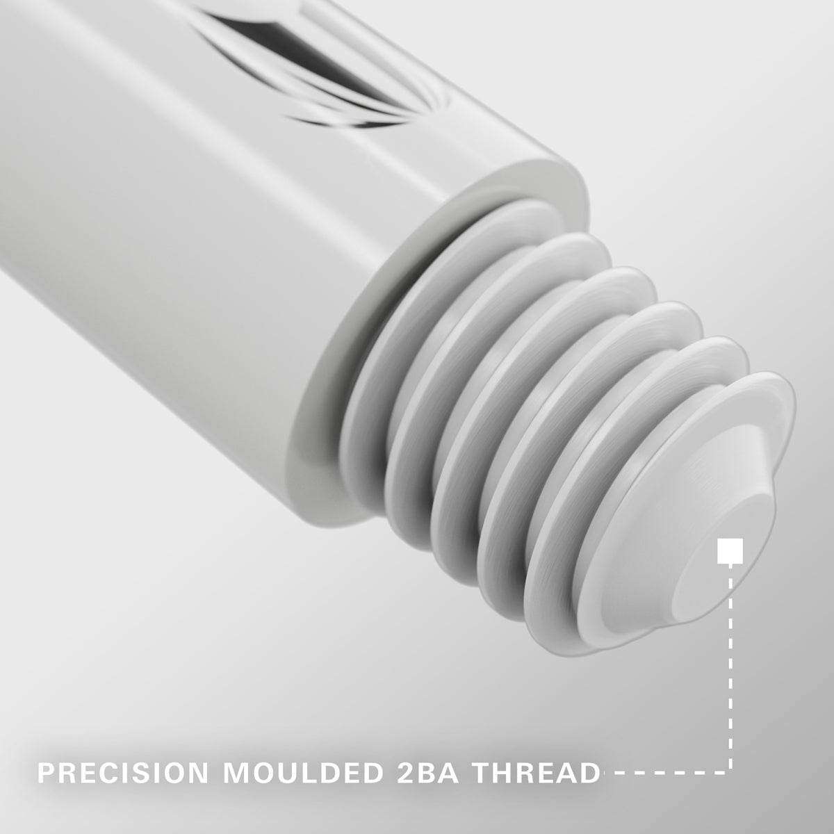 Pro Grip 3 Set Multipack Black White and Red Dart Stems Shafts thread detail image showing the connection and fitment system