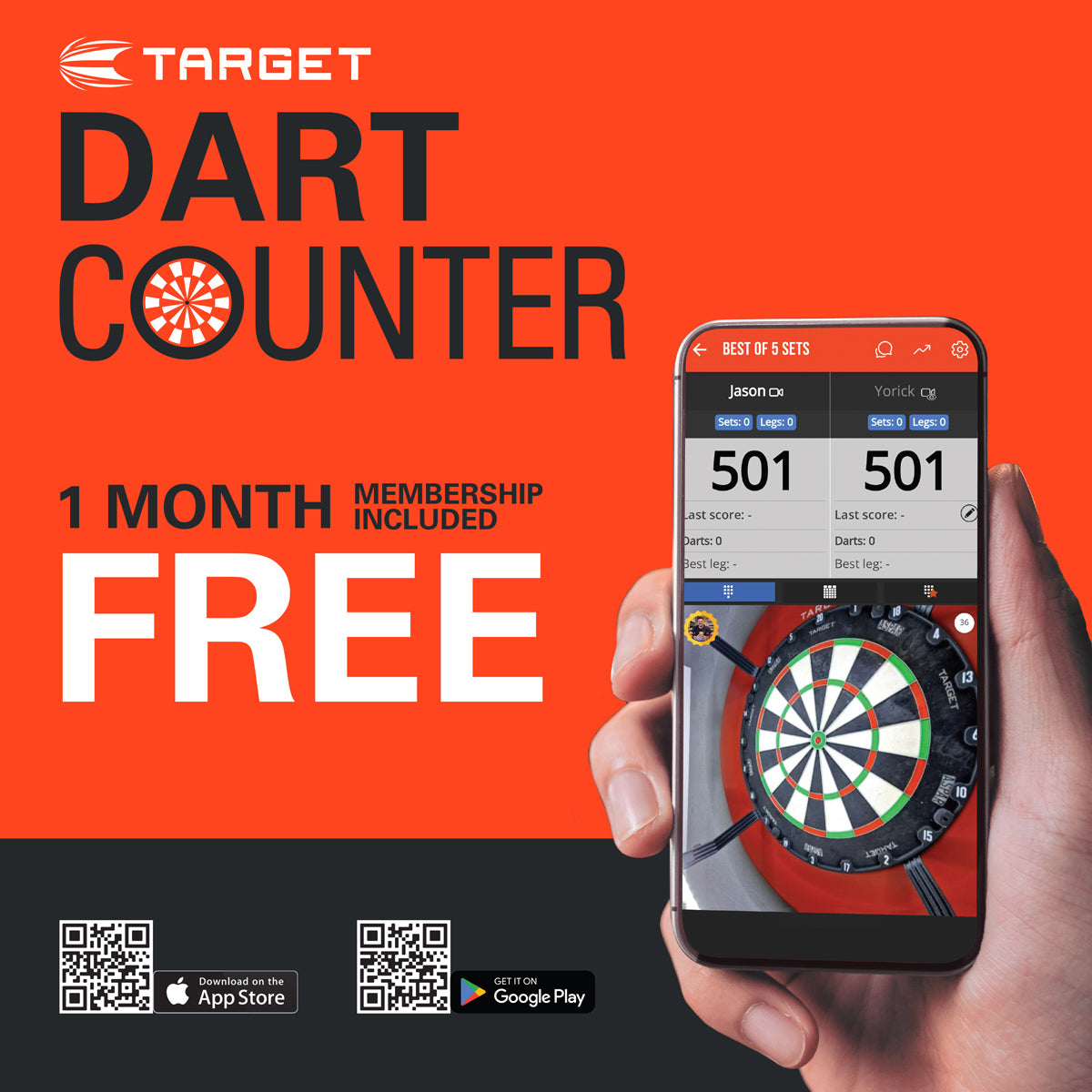 Raymond Van Barneveld Chrono Soft Tip Darts DartCounter integration image promoting connected scoring and digital play