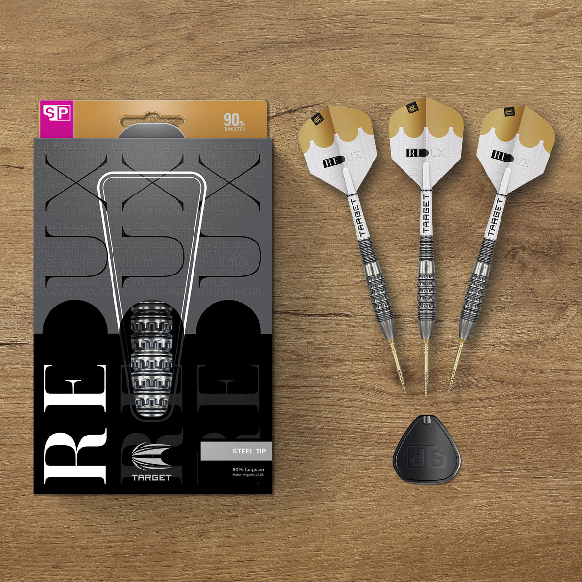 Target Redux 02 darts lifestyle image featuring a premium darts setup and modern playing environment