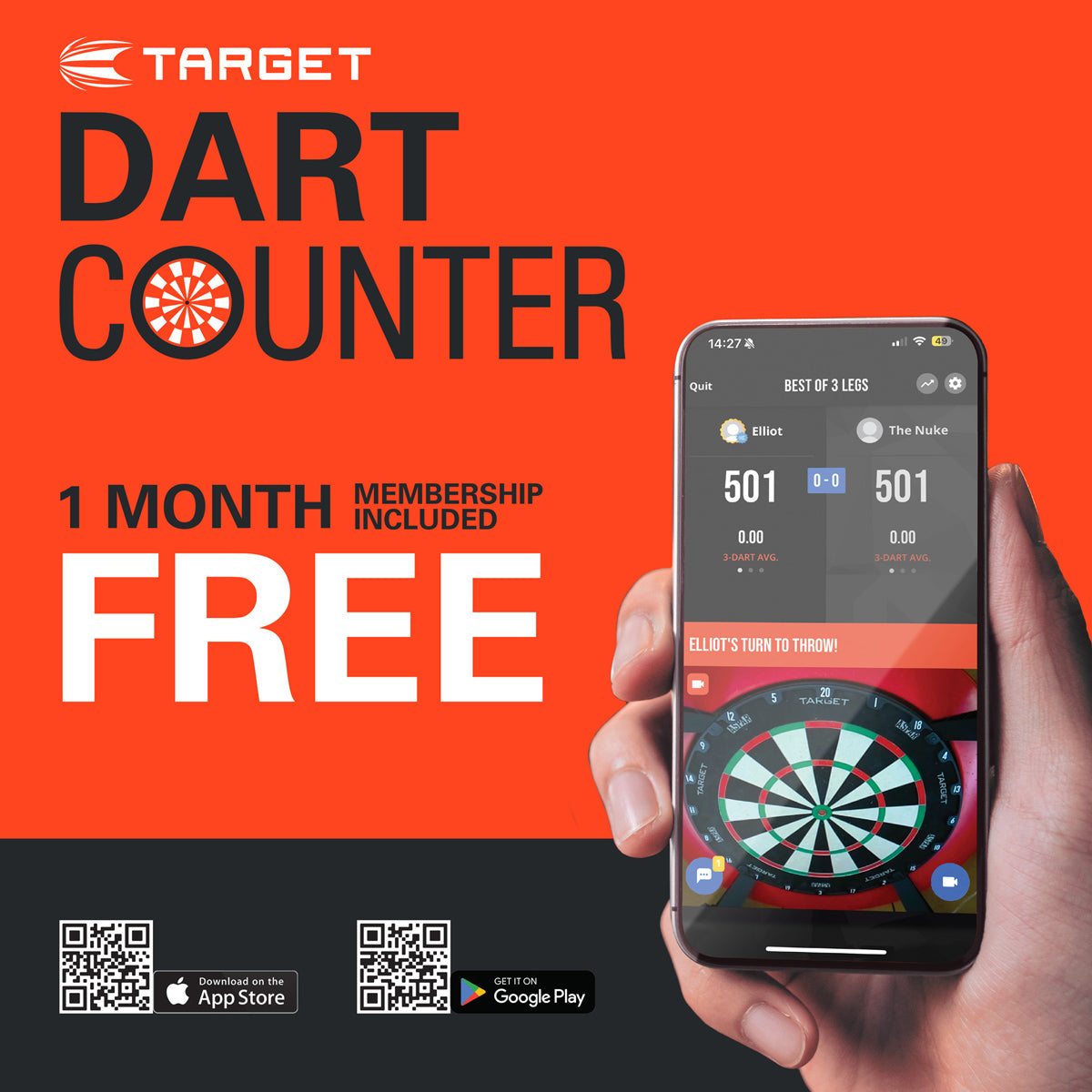 Rob Cross 95K Soft Tip Darts DartCounter integration image promoting connected scoring and digital play