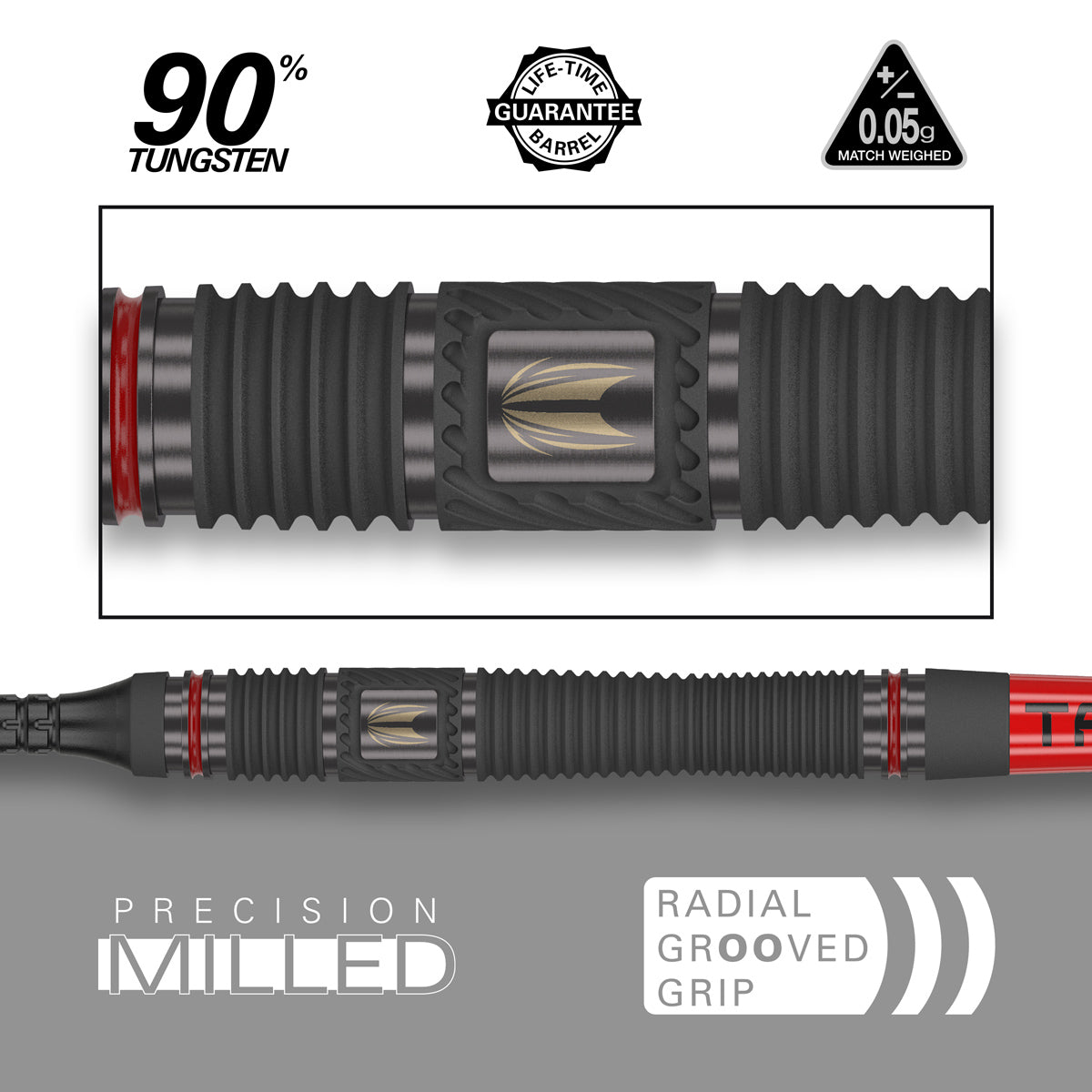 Scope 11 barrel specifications image displaying the grip profile
