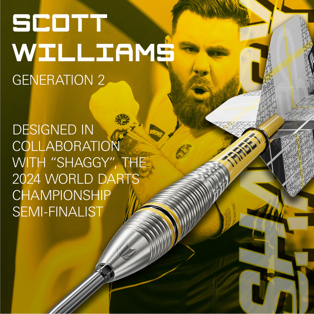 Scott Williams G2 player branding image featuring signature styling and premium Target performance design
