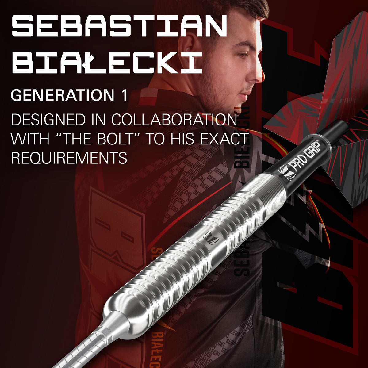 Sebastian Bialecki player branding image featuring signature styling and modern Target performance design