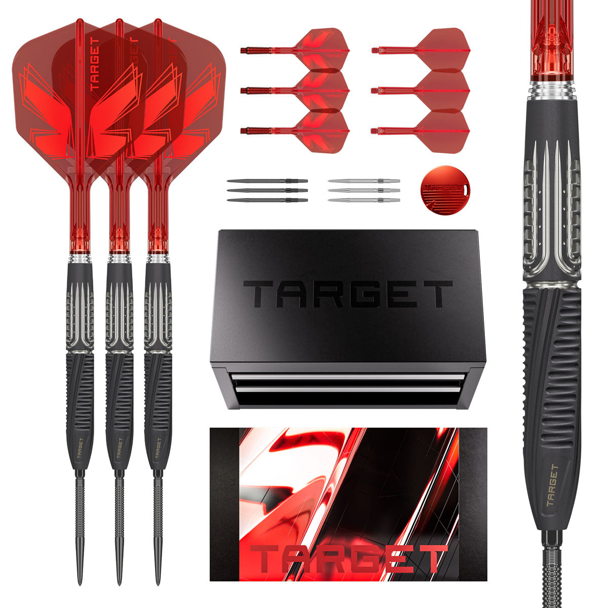 Target Shift Swiss Point 90% Tungsten Steel Tip Darts