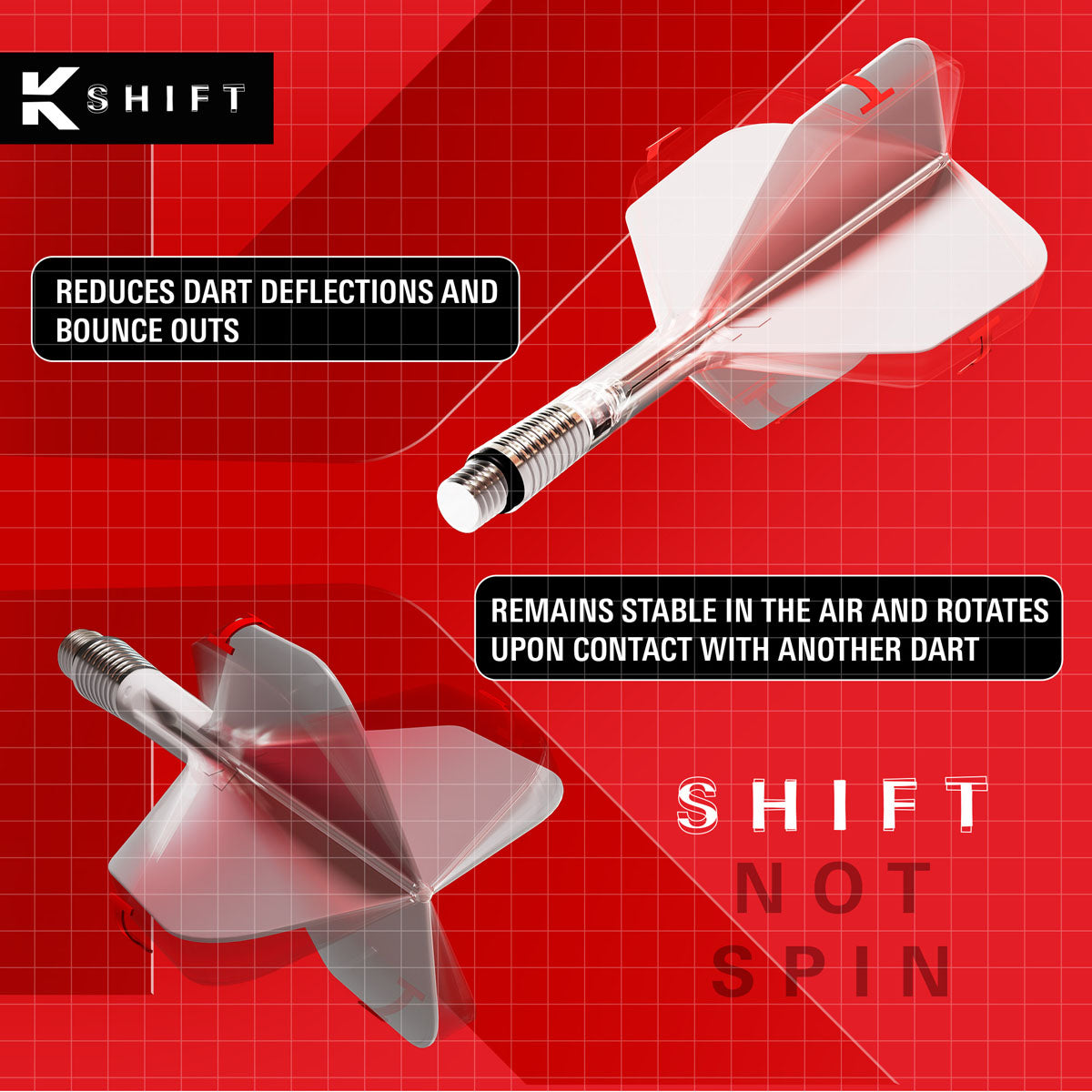 Target Shift Swiss Point 90% Tungsten Steel Tip Darts