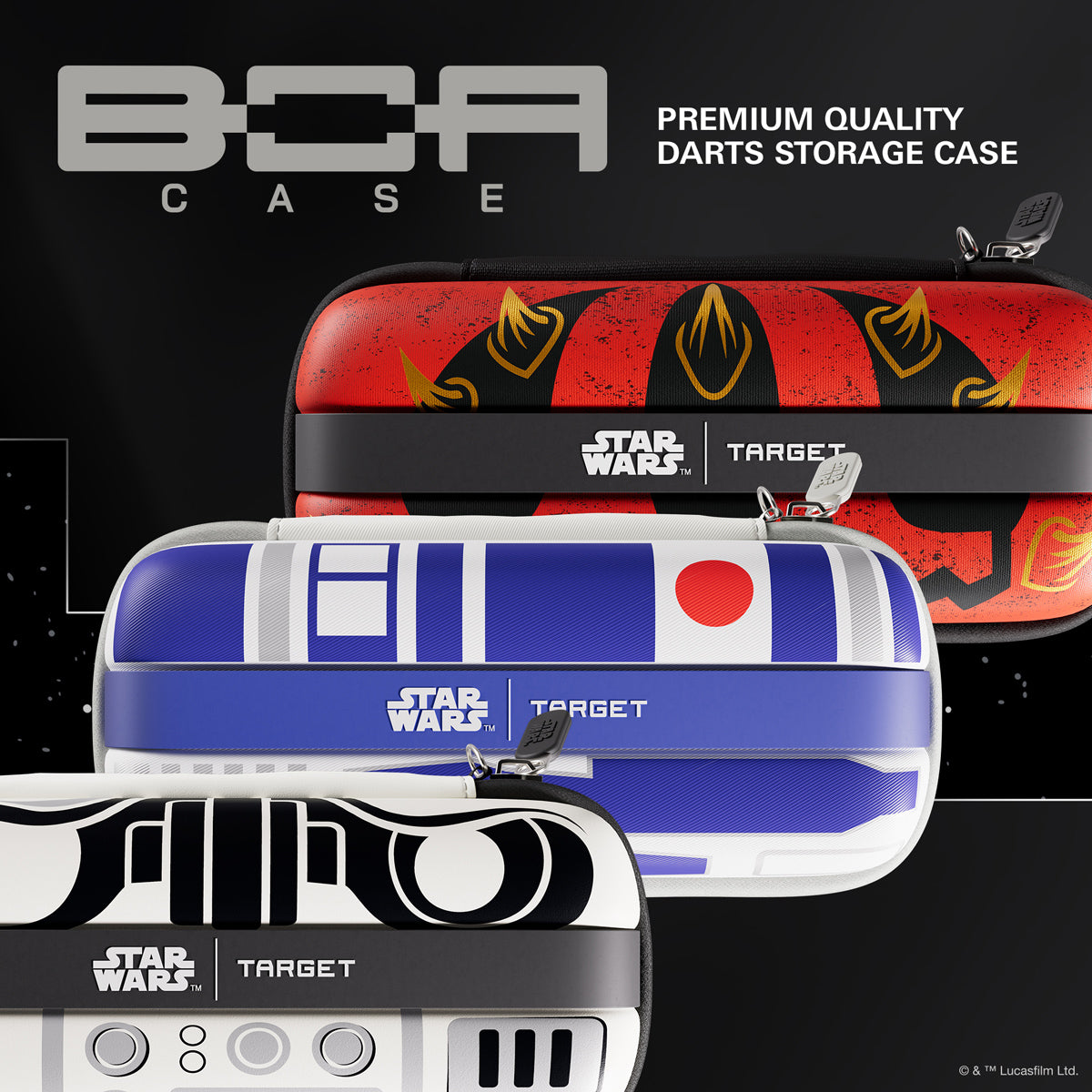 TARGET STAR WARS BOA Wallet main product image showing the wallet in its different colours and designs