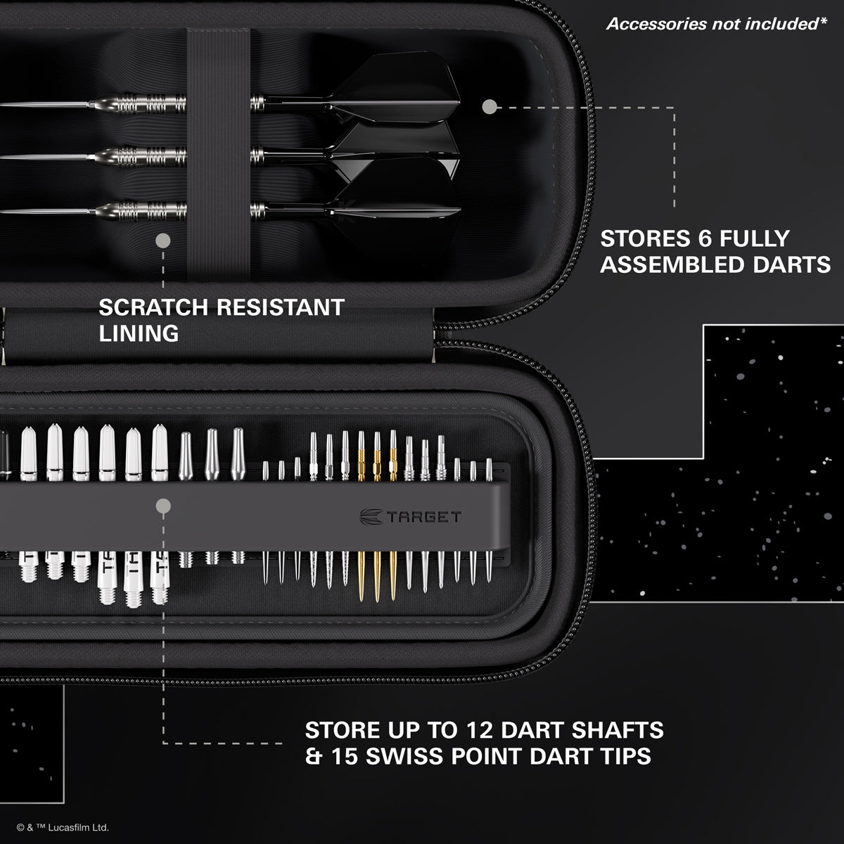 TARGET STAR WARS Stormtrooper BOA Wallet image showing the inside of the wallet with storage compartments and layout