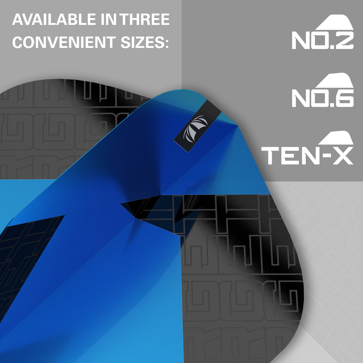 TAG Flights (3 Sets) by Target Blue image demonstrating the durable flight construction for long lasting performance.