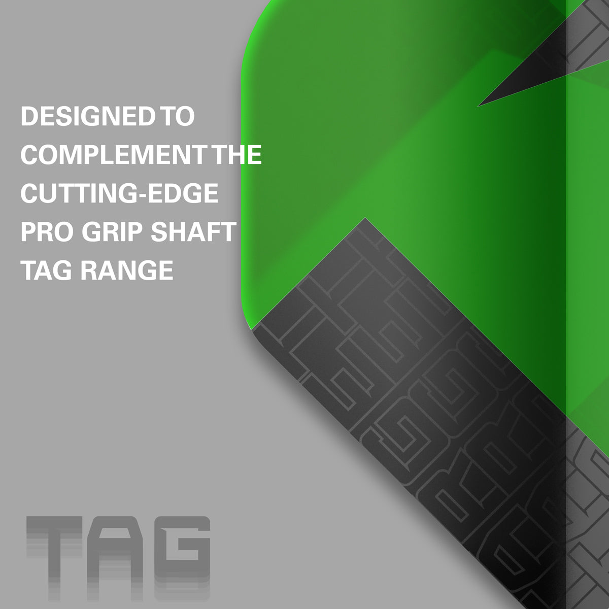 TAG Flights (3 Sets) by Target Green image highlighting the compatible Target TAG dart range.