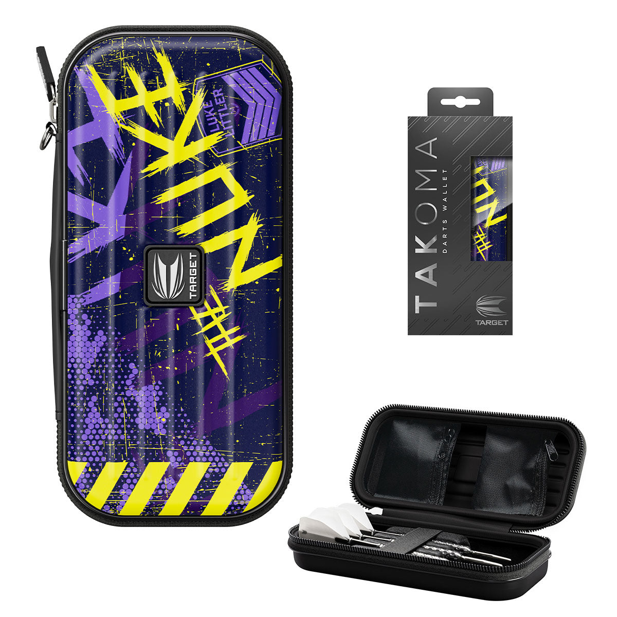 Target Takoma Dart Case Luke Littler main product image showing the case and included contents