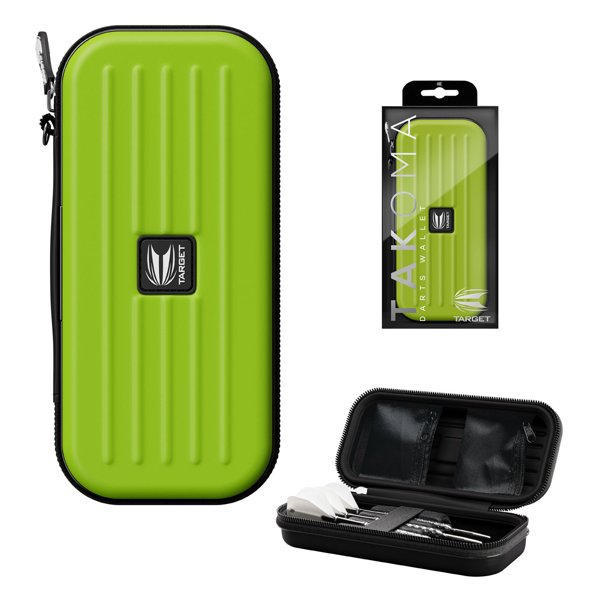Target Takoma Darts Case Wallet Green main product image showing the case and included contents