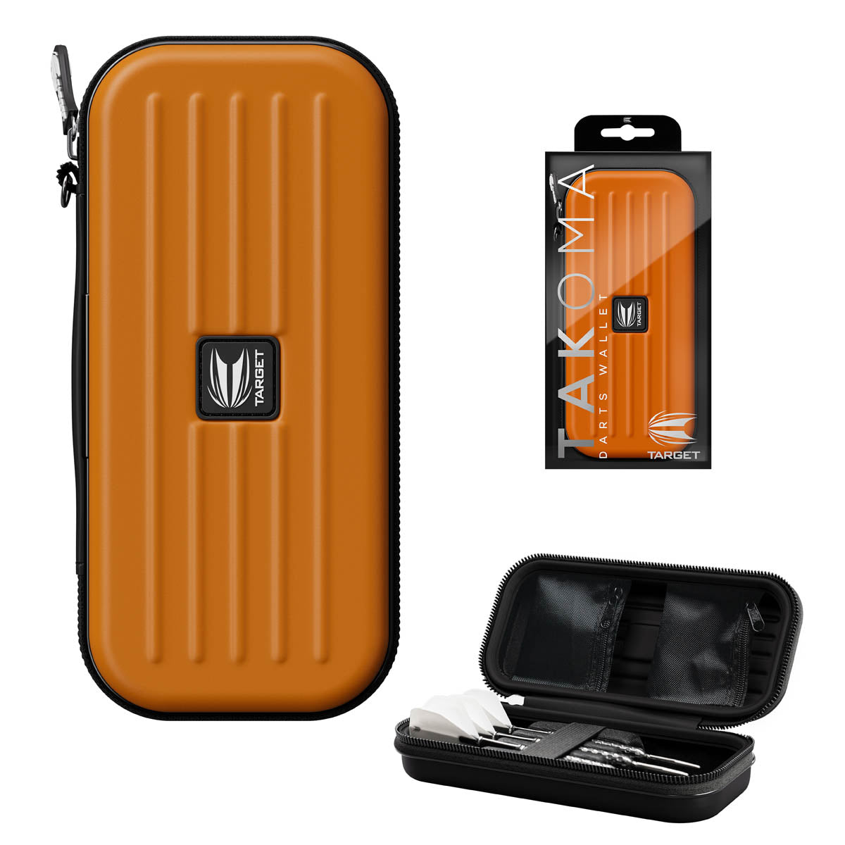 Target Takoma Darts Case Wallet Orange main product image showing the case and included contents