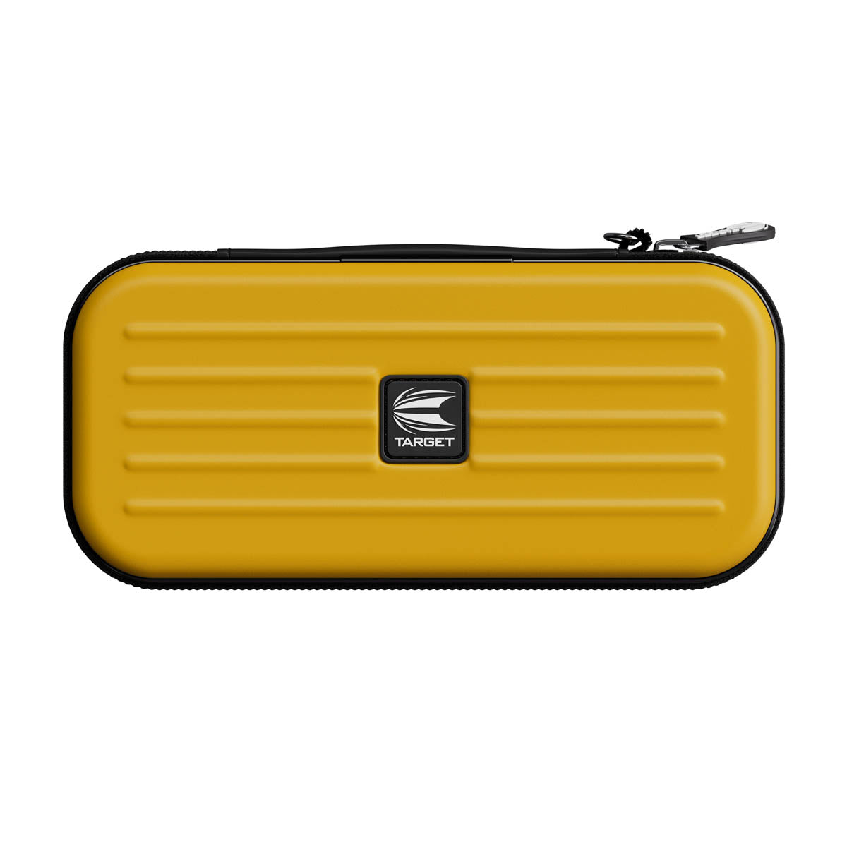 Target Takoma Darts Case Wallet Yellow top down image showing the case and storage arrangement