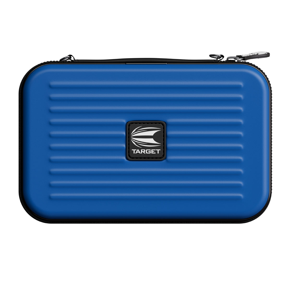 Target Takoma XL Large Darts Case Wallet Blue top down image showing the case and storage arrangement