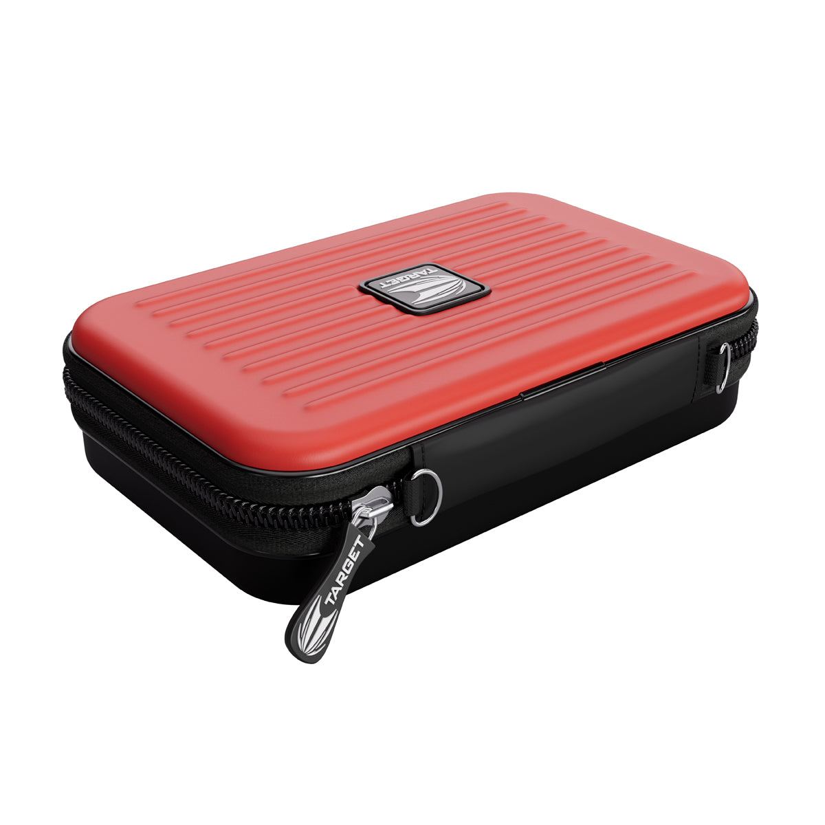 Target Takoma XL Large Darts Case Wallet Red dynamic angle image highlighting the case design and premium finish